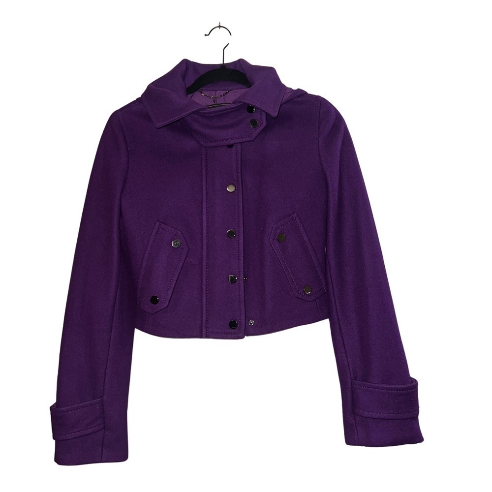 Women’s BCBG MAXAZRIA WOOL BIKER JACKET XS